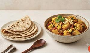 Aloo Gobi With 5 Roti
