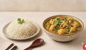 Gobi Matar With Rice