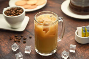 Cold Brew On Ice With Milk