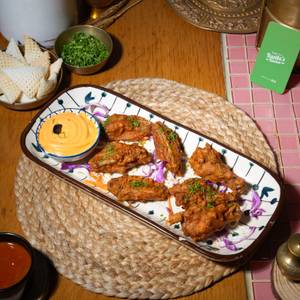 Jerk Spice Crispy Chicken Wings (7 Psc)