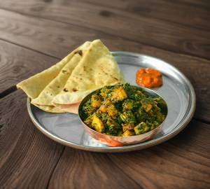 Methi Ki Sabzi+5 Roti + Salad