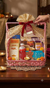 Gift Hamper With Rakhi No 22