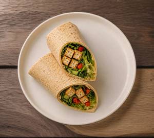 Hummus chicken wrap