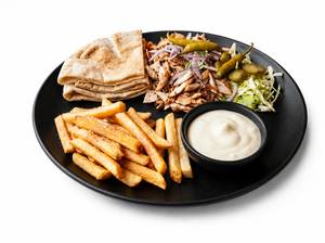 Khiladi Shawarma Plate With Fries
