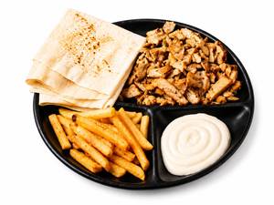 Rumali Loaded Shawarma Plate With Fries