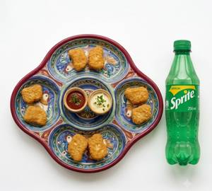 Combo Chicken Nuggets [8 Pieces, 160 G] With Sprite [250 Ml]
