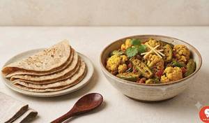 Gobi Parwal With 5 Roti