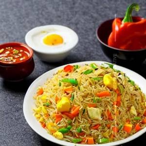 Egg Ginger Capsicum Fried Rice