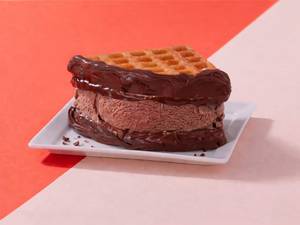 Nutella Waffle With Ice Cream