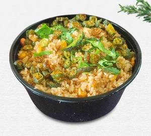 Schezwan Bhindi Fried Rice