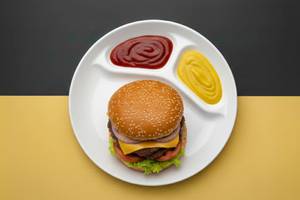 Veg Aloo Tikki Burger