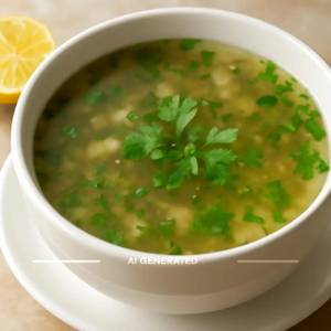 Lemon Coriander Soup.
