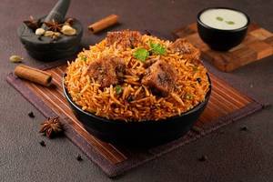 Hyderabadi Pepper Paneer Mini Biryani.