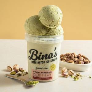 Sugar Free Salted Pistachio Ice Cream (500 Ml)