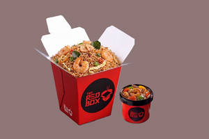 Prawn Thai Fried Rice + Prawn Capsicum (gravy)