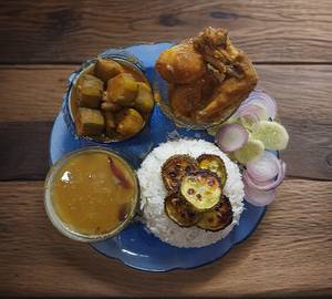 Chicken thali