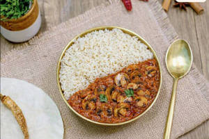 Mushroom Thokku Ghee Rice