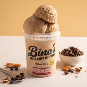 Sugar Free Coffee Almond Ice Cream Tub (500 Ml)