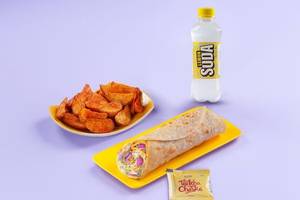 Non-Veg Classic Wrap with Side and Beverage Meal
