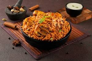 Hyderabadi Mini Mushroom Biryani
