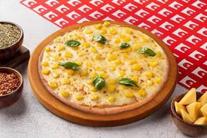 Corn & Cheese Thin Crust Pizza