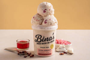 Sugar Free Red Ruby Thai Ice Cream Tub (500 Ml)