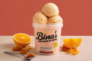 Orange Apricot Ice Cream Tub (500 Ml)