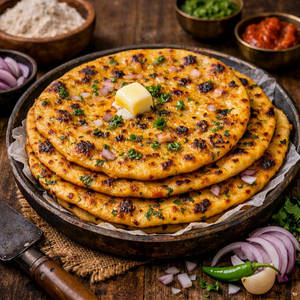 Onion Missi Roti