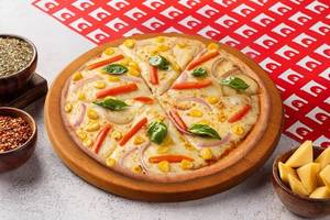 Corn Veggie Delight Thin Crust Pizza