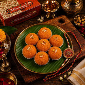 Motichoor Laddu Sweet Box