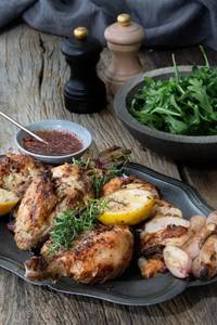 Grilled Chicken With Black Pepper Sauce