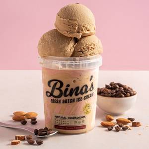 Coffee Almond Ice Cream Tub (500 Ml)