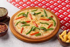 Tomato & Capsicum Thin Crust Pizza