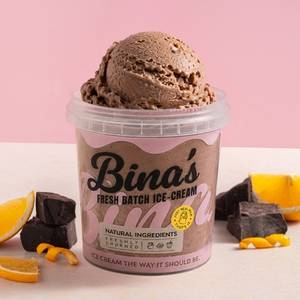 Dark Chocolate Orange Ice Cream Tub (100 Ml)