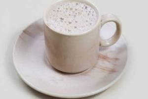 Hot milk coffee