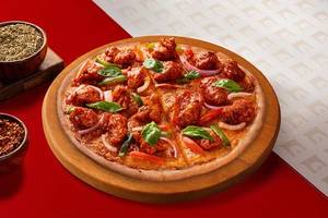 Signature Korean Chicken Thin Crust Pizza