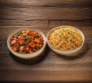 Chilli Paneer + Fried Rice Combo