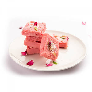 Pink Coconut Burfi