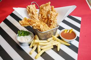 Crispy Chicken Strips (4 Pcs)