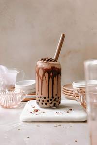 Chocolate Boba Milkshake