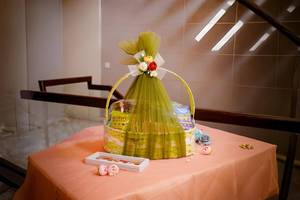 Grand Botanical Green Celebration Rakhi Hamper