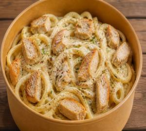 Chicken Creamy High Protein Spaghetti