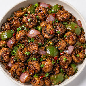 Chilli Mushroom Dry