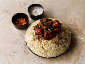 Chicken 65 Biriyani(boneless)