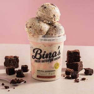Vanilla Brownie Ice Cream Tub (500 Ml)