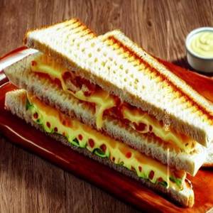 Cheese Mayonnaise Bhujiya sandwich