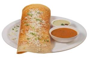 Cheese plain dosa