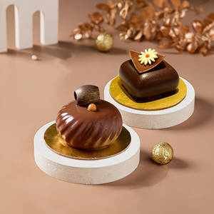 Eggless Butterscotch Pastry with Coffee Pastry