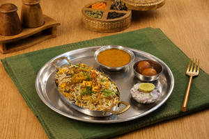 Veg Biryani Thali