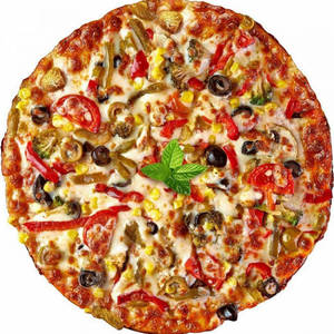 Green Veggie Pizza